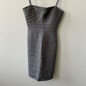 BCBGMaxAzria Grey Tube Dress - Size 4 - NWT